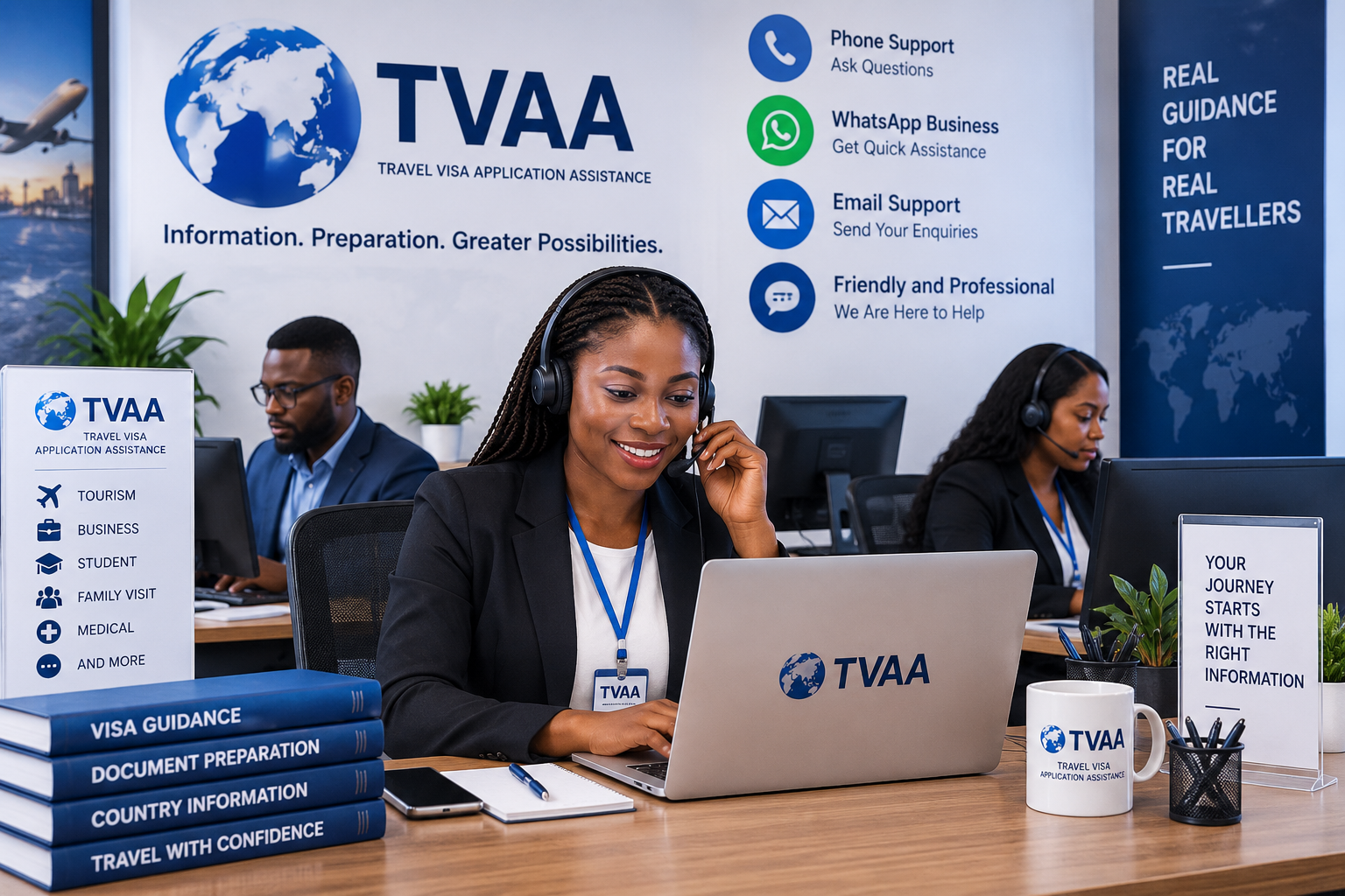 Contact The Visa Academy Africa for visa preparation support